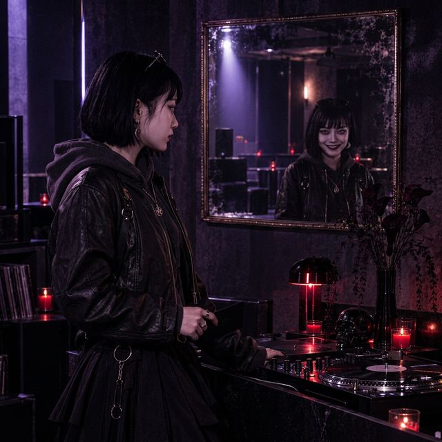 Vesper Vale and a reflection that no longer follows her